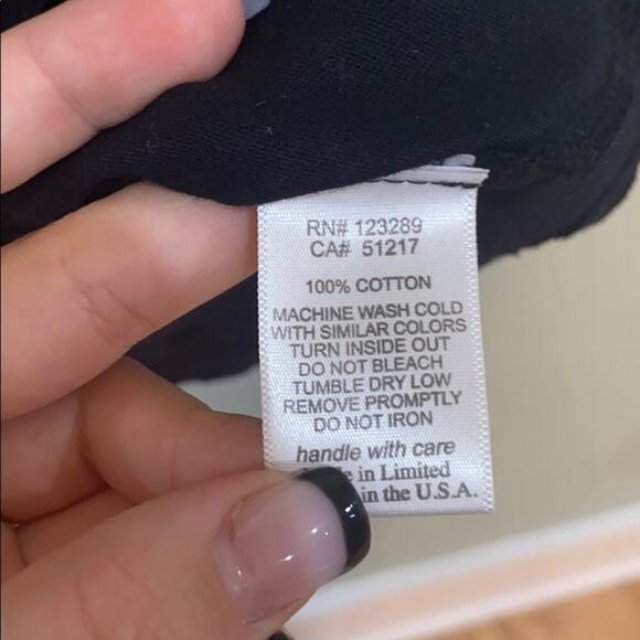 NWT Michael Lauren black t-shirt - Picture 5 of 6